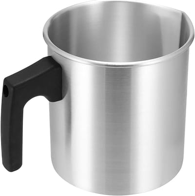 Candle Making Giettuit en Wax Smeltpot van 1.2L met Hittebestendige Handgreep, Aluminium Constructie en Diversiemond voor Kaarsen Maken, Kaarsen Benodigdheden en Accessoires
