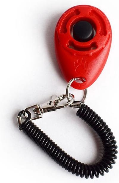 CHPN - Clicker - Honden trainer - Hondentraining - Diervriendelijke Hondentraining - Clicker - Rood - Universeel