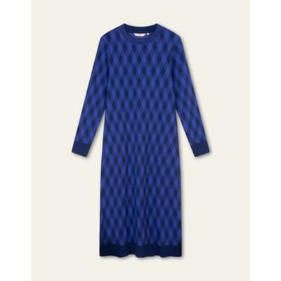 Oilily Dazzling Jurk- maatM Porcelain Blauw