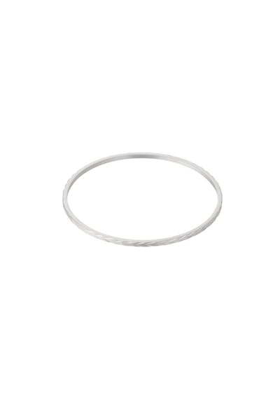 Bijoutheek Armband (Sieraad) Bangle Vlecht Zilver