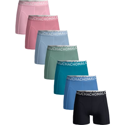 Muchachomalo Boxershorts Heren – 7 Pack – 95% Katoen – Normale Lengte – Heren Ondergoed – Onderbroeken Heren