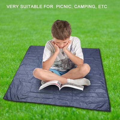 AOTU Outdoor Draagbare Waterdichte Tent Vloermat Slaapmat voor Kamperen Picknick(Grijs) gray