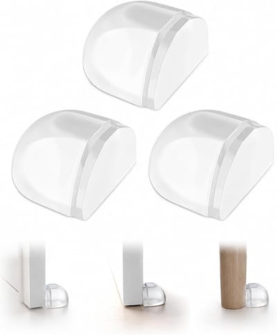 Deurstopper 3 stuks - Zelfklevende buffer - Muur beschermen - Zachte demping - 3 stuks - Transparant