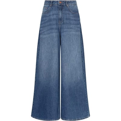 MSCH Copenhagen Mschturig Alena Pants Jeans Dames - Broek - Blauw - Maat S