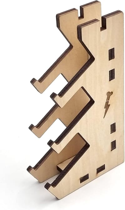 Houten Rack voor 4 Fingerboards | Standaard Plank Houder voor Mini Skateboards