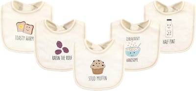 Touched by Nature Organic Cotton Bibs uniseks-baby Biologische katoenen slabbet