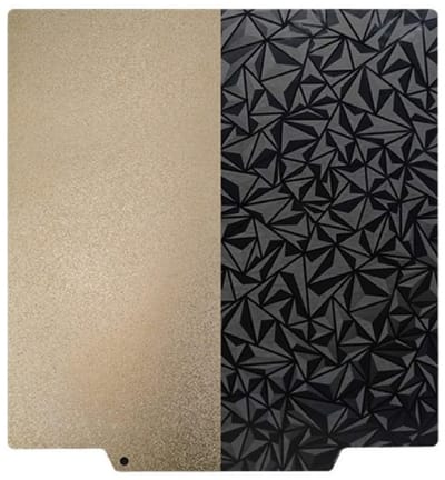 Dailygoods- Bouwplaat 250x250 Mm - Getextureerde PEI/Gladde PEO - Magnetische Basis - 3D-Printerplaatbed - Temperatuurbestendig tot 260 ℃ - Hoge Vlakheid - Printbed