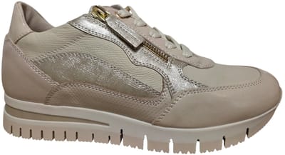 DL Sport 6926 703 Gloss Sabbia Sneakers Beige Leer Dames - Beige - 37