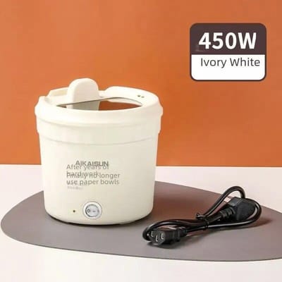 450W Mini elektrische kookpot Multifunctionele rijstkoker Instant noedels Pap omelet Snelkookpan Koekenpan 1-2L