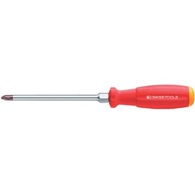 PB SwissGrip Kruiskopschroevendraaier, 8193-2-100 red