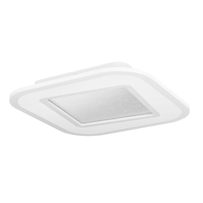 EGLO Macchioni Plafondlamp - LED - 38 cm - Wit|Grijs - Instelbaar wit licht - Dimbaar - Glinsterend