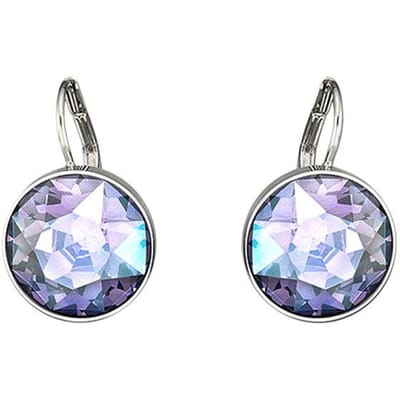 Swarovski Bella Oorbellen Paars Aurora Geperforeerd Damesoorbellen 5030703 Purple gray