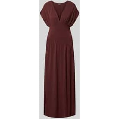 maxi-jurk met V-hals