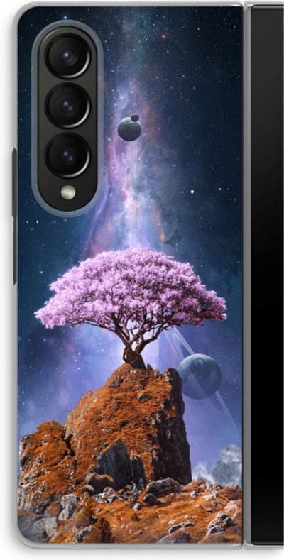 Case Company® - Hoesje geschikt voor Samsung Galaxy Z Fold4 hoesje - Ambition - Soft Cover Telefoonhoesje - Bescherming aan alle Kanten en Schermrand