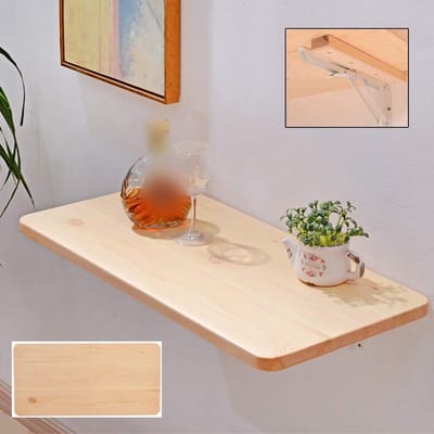 Wandmontage Tafel - Klapbureau Opklapbaar - Ruimtebesparend Werken - Complete Montagekit - 100x50cm