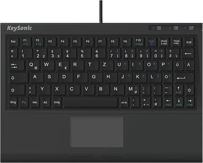 Mini Toetsenbord met Touchpad en USB-Kabel 2m - Compact en Ergonomisch