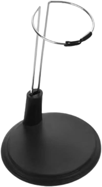 Poppenstandaard - Display houder - Poppen presenteren - Antislip ontwerp - 12-14 cm - Zwart