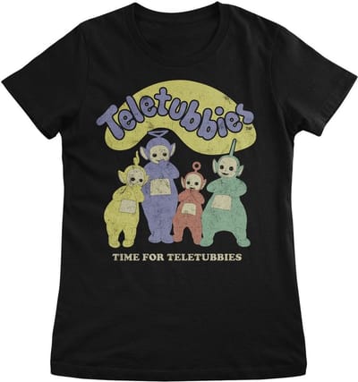 Teletubbies Dames Time Fore Girly T-shirt CPLG-5-TTUB003-H87-5