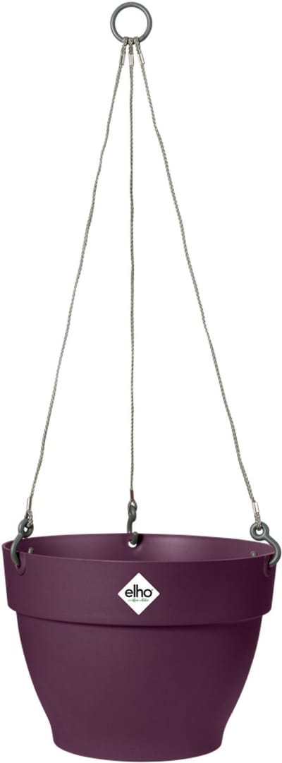Elho Vibia Campana Hangschaal 26 - Bloempot voor Buiten - Ø 26.0 x H 18.4 cm - Esdoorn paars