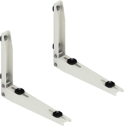 Set van 2 Stevige Beugels voor Buitenunit Airco - Inclusief Trillingsdempers