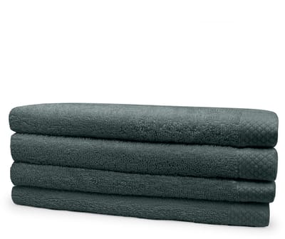 Eleganzzz Handdoeken Set - Set van 4 - Badhanddoeken 70x140cm - Badlakens - Handdoek - 420 gr/m2 - 100% Katoen - olive green