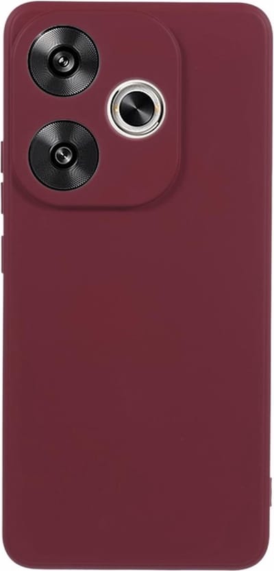 Coverup Hoesje - Geschikt voor Xiaomi Poco F6 Hoesje - Coverup Colour TPU Back Cover - Indian Red