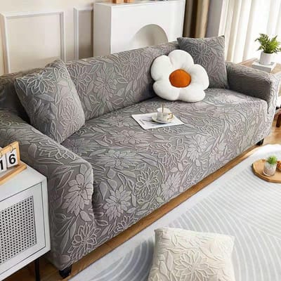 Bankhoes Alle Seizoenen Algemeen Volledig Omwikkelde Bank Alle Hoes Effen Kleur Antislip Bank Badstof Tweezits Driezits Bankhoes S 90-140cm