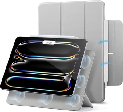 ESR Rebound Magnetic Hoes Geschikt voor Apple iPad Pro 13 (2024) Grijs