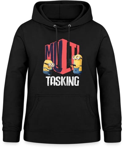 Minions Dave En Kevin Multitasking Hoodie Dames