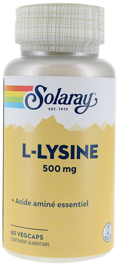 Solaray L-Lysine 500 mg 60 Vegacaps