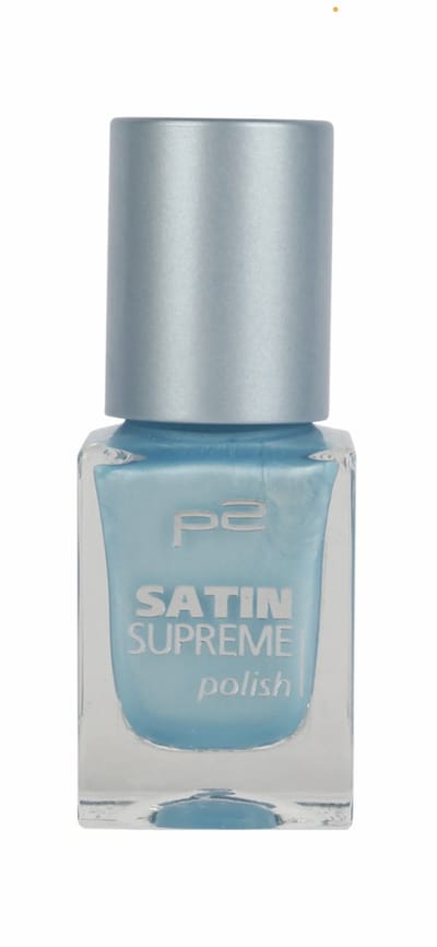 P2 Cosmetics EU Satin Supreme Nagellak 080 Lofy Style 10ml light Blauw
