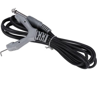1,8m Heavy Duty Siliconen Zachte Tattoo Clip Cord voor Tattoo Machines Voedingskabel Grijs