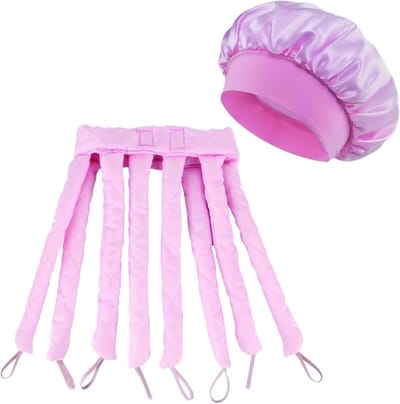 8 Stuks Flexibele Bigudi's - Hittevrije Krulset voor Lang en Kort Golvend Haar, Ideaal voor Slaap en Styling voor Vrouwen