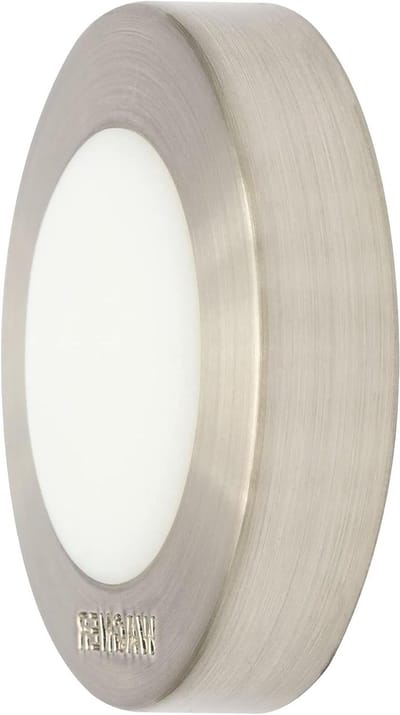 Deurstopper - Muurstopper - Beschermt Deuren - Schroef of Lijm - Ø 38 x 10 mm - Zilver Wit