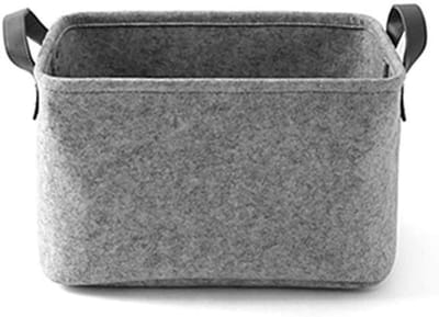 Dailygoods- Opbergmand - Rectangular Design - Opbergdoos - Opbergmand Kinderen - Opbergmand voor Speelgoed - Opbergmand met Handvat - Hoogwaardige Vilt Materialen