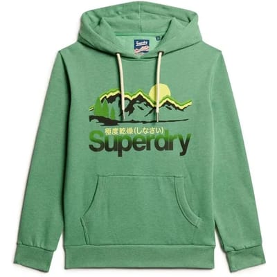 Superdry - Great Outdoors hoodie met afbeelding - Heren - Hoodies