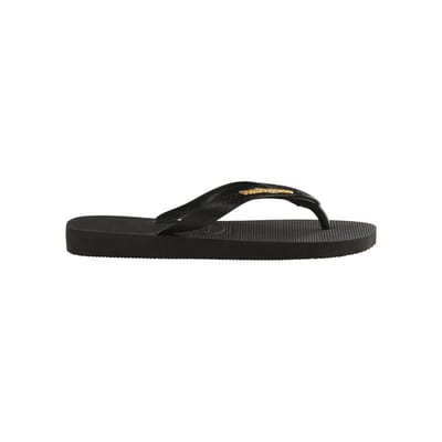 Havaianas - Top Logo Metallic - Teenslippers - Kinderen - Zwart - Maat 33/34