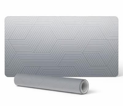 Designer laptop beschermmat met geometrische lijnen, 100x50 cm