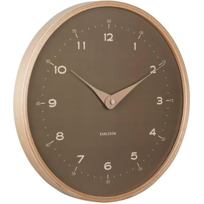 Karlsson Wandklok Osado Dome - Groen - Ø30cm - Wandklok Scandinavisch