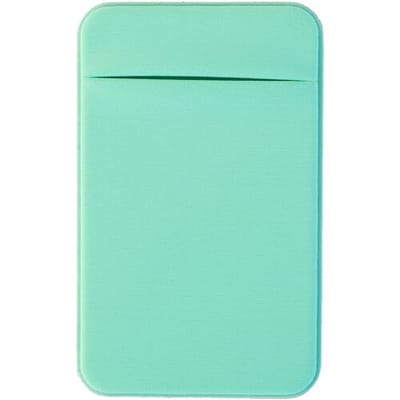 xoxo Wildhearts telefoonsticker - Elastic Lycra Sticker Wallet (Groen) - Pasjeshouder telefoon sticker - Card Holder - Elastische pashouder - Portemonnee - Plak kaarthouder - Opplakbaar - Groen