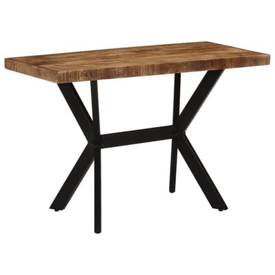 vidaXL - Eettafel - 110x55x75 - cm - massief - mangohout