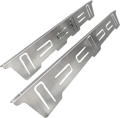 Afdichter Oven Spleet - Werkblad Beschermer - Keuken Schoonhouden - Intrekbaar Roestvrij Staal - 35x10x2cm - Zilver