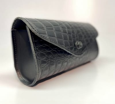 Dries Design D3SD - schermtas- Harley – Yamaha – Honda – Suzuki – Kawasaki – Zwart Alligator – 26 x 13 x 8 cm