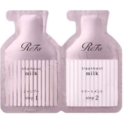 MTG - ReFa Milk Protein Pink Anti Frizz Shampoo & Hair Treatment Trial Set 10ml + 10g