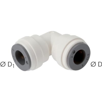 5/32'' 90 graden L-verbinding POM Insteekfitting EPDM [5 Stuks]