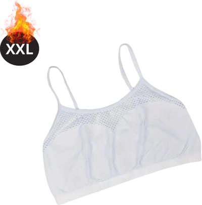 Bovista BH Zonder Beugel - Zonder Bandjes - Push-up Bh's - Comfort Beha - Comfortabel - Sexy - Wit - Maat XXL