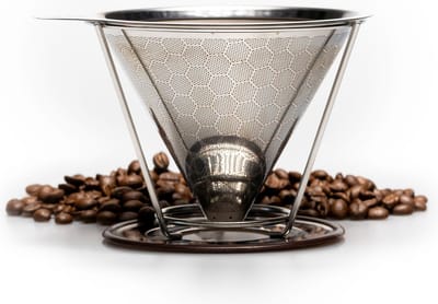 JOR Products® Handmatig Koffiezetapparaat – Koffiemaker voor Reizen & Camping – RVS Koffiefilter houder – Pour Over Koffie – Travel Coffee Maker