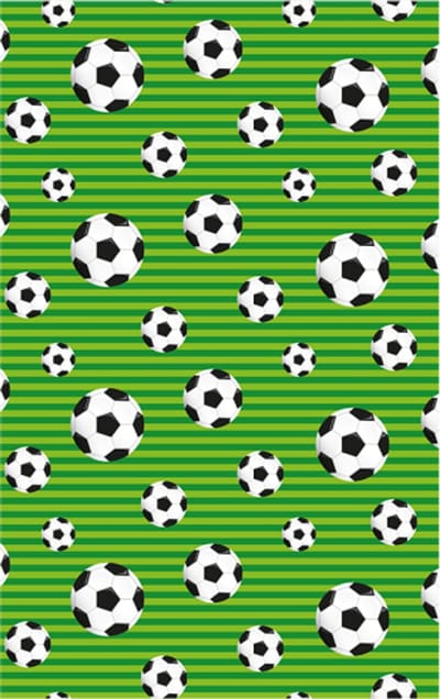Plastic tafelkleed 137x274cm – Voetbal