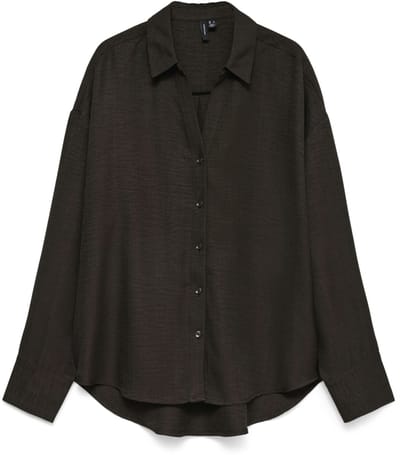 VERO MODA - VMMELANEY QUEENY LS SHIRT WVN NOOS - Dames - Blouses
