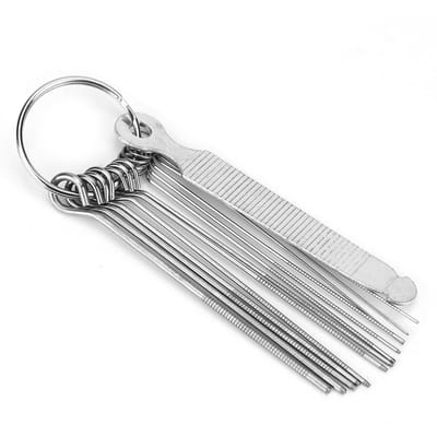Gitaarbrug Zadelmoer Vijlen 13 Naalden Set Gereedschapsset Accessoire Ukelele white
